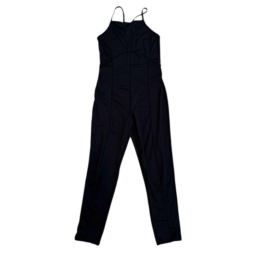 Free People FP Movement Black Ashford Side To Side Performance Jumpsuit - Picture 2 of 7